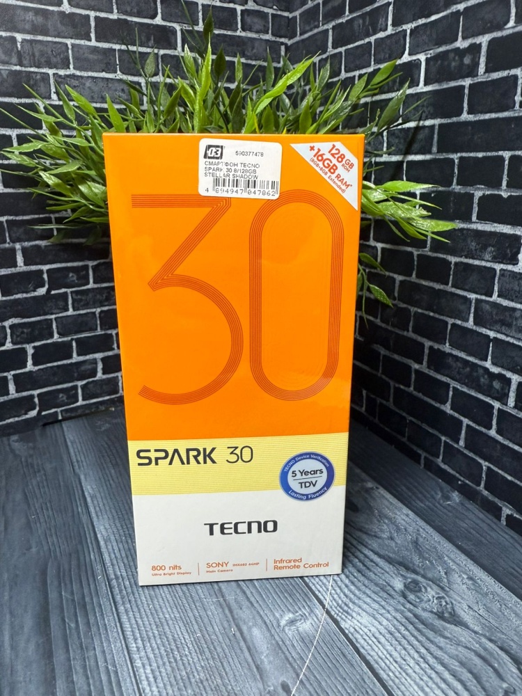 Мобильный телефон Tecno Spark 30 8/128