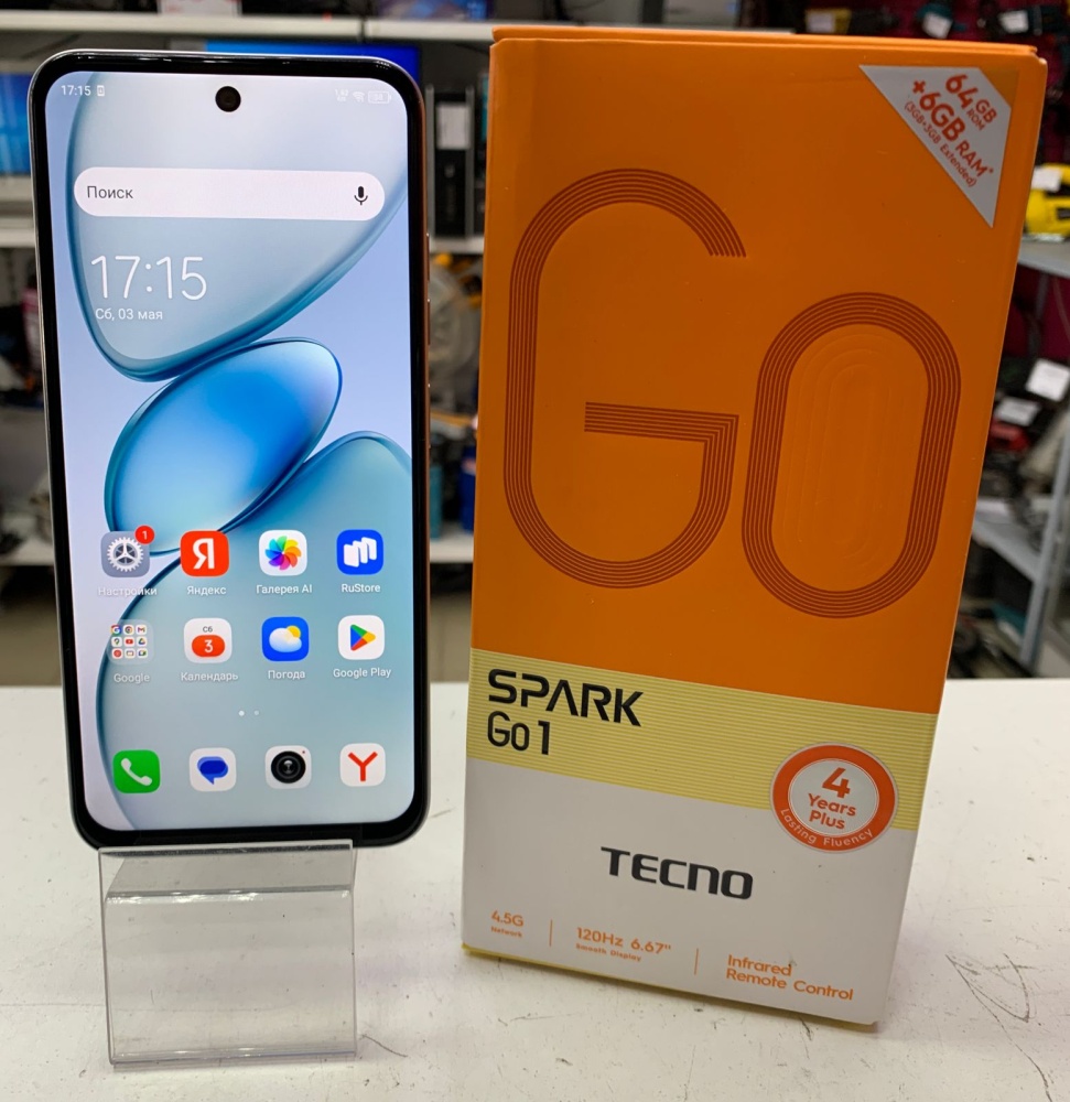 Мобильный телефон Tecno Spark Go 1 3/64