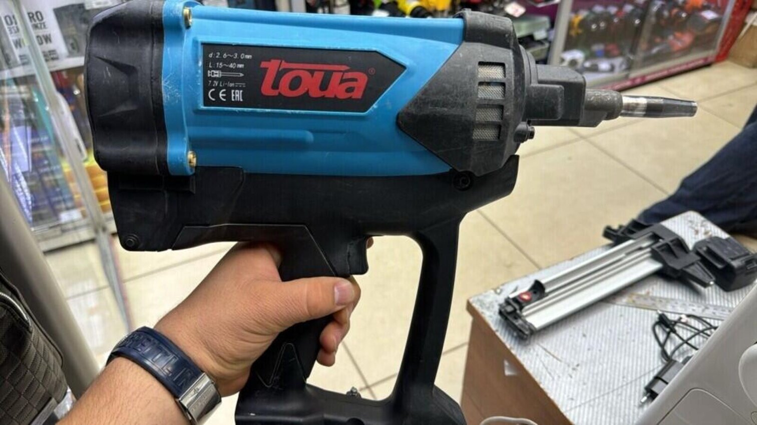 Пневмопистолет Гвоздезабивной Toua 40E