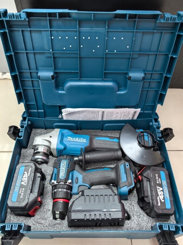 УШМ (Болгарка) + Шуруповерт Makita