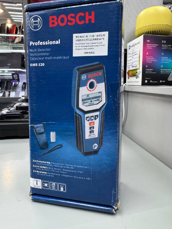 Детектор  проводки BOSCH GMS 120