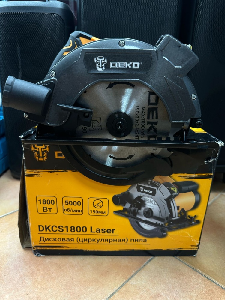 Циркулярная пила DEKO DKCS 1800Laser